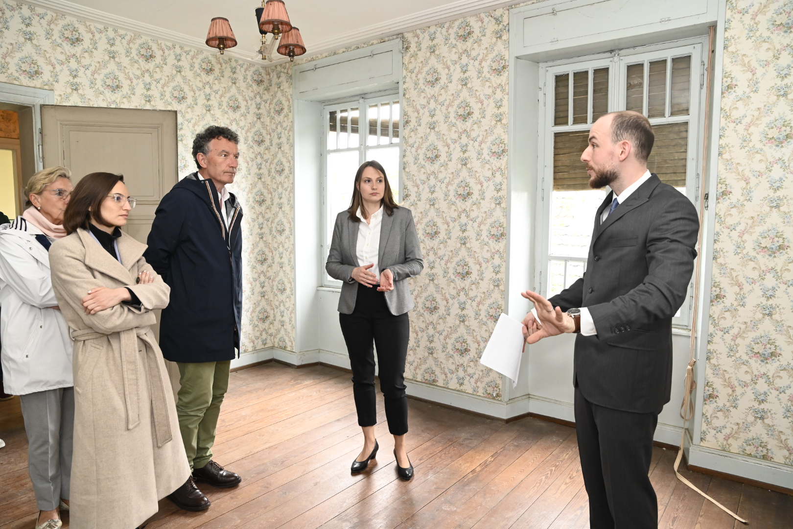 Visite de chantier avec les élus locaux